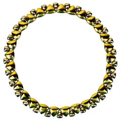 Collier deux tons en or 18k par Kria