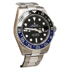 Rolex 126710BLNR GMT Master II Batman Lunetta in ceramica nera blu Acciaio inossidabile
