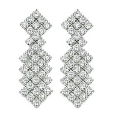 11.24ct Diamond Gold Earrings