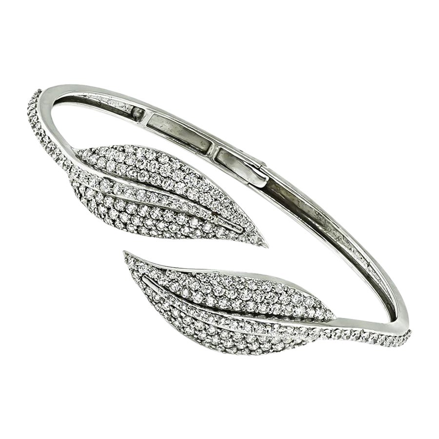 3.00ct Diamond Gold Bangle