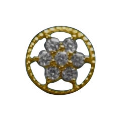 Spillone da naso in oro massiccio 14K Gioielli Piercing per il corpo Diamante naso Stud Regalo di nozze