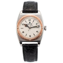 1944 Rolex Oyster Perpetual 29MM 3359 Manual Rose Gold Stainless Steel Watch
