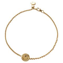 Gold and Black Diamond Star Fur Bracelet by Bear Brooksbank 5
