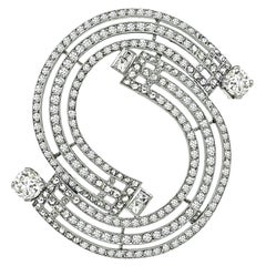 6.50ct Diamond Platinum Pin