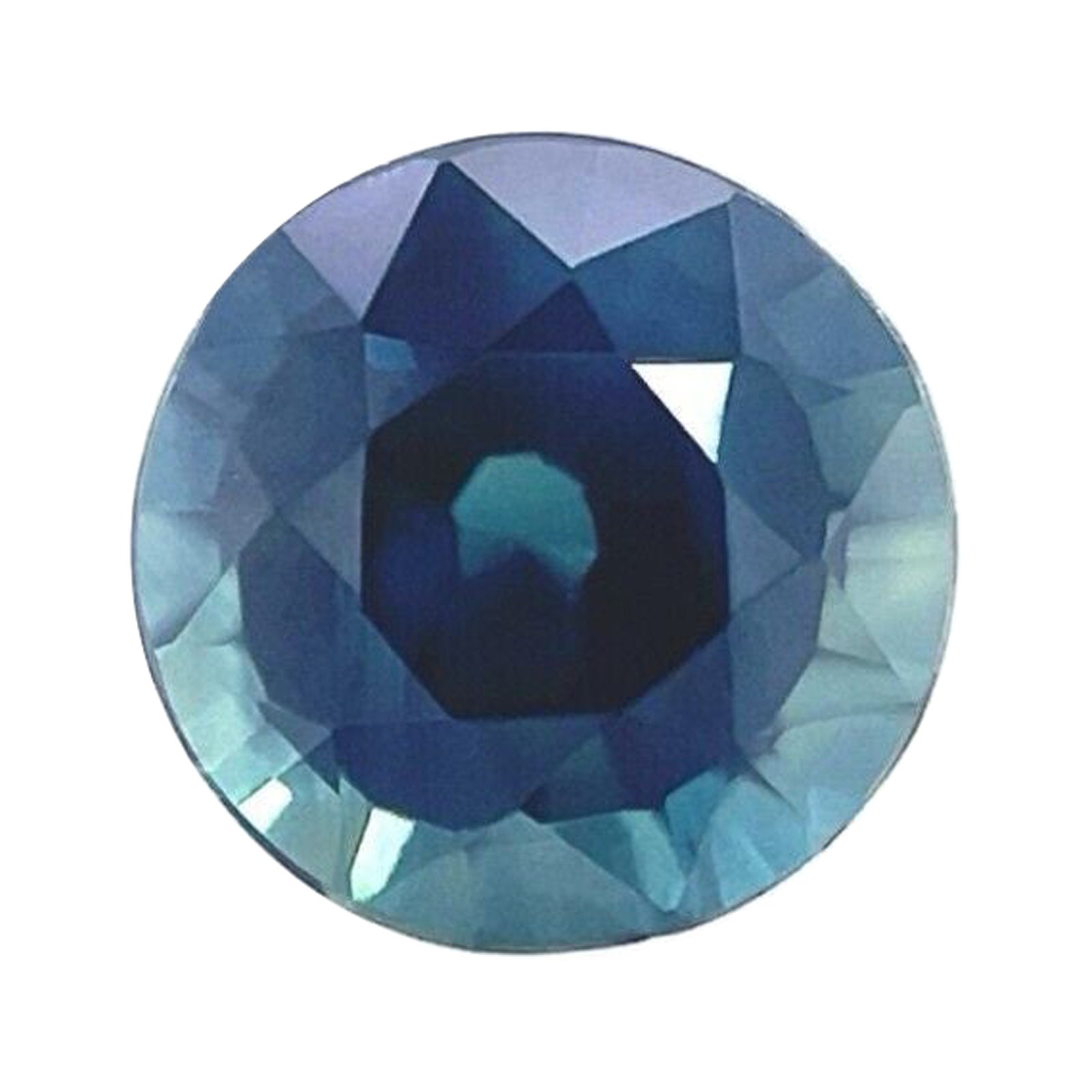1.03ct Gia Certified Blue Sapphire Untreated Round Cut Rare Gemstone Vvs