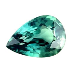Gia zertifiziert 1,05ct einzigartige Vivid Blue unbehandelt Saphir Birne Teardrop Cut