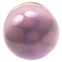 Roberto Coin Large Amethyst And Mother Of Pearl Rose Gold Ring