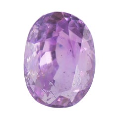 GIA Certified Oval Purple-Pink Loose Sapphire