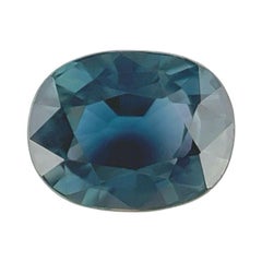 1.25Ct Gia Certified Untreated Colour Change Sapphire Blue Violet Oval Cut Rare