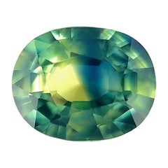 Rare 1.32Ct Bi Colour Sapphire Gia Certified Australian Untreated Oval Cut