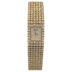 Piaget Polo Ladies Yellow Gold and 20 Carats of Diamonds Wrist Watch