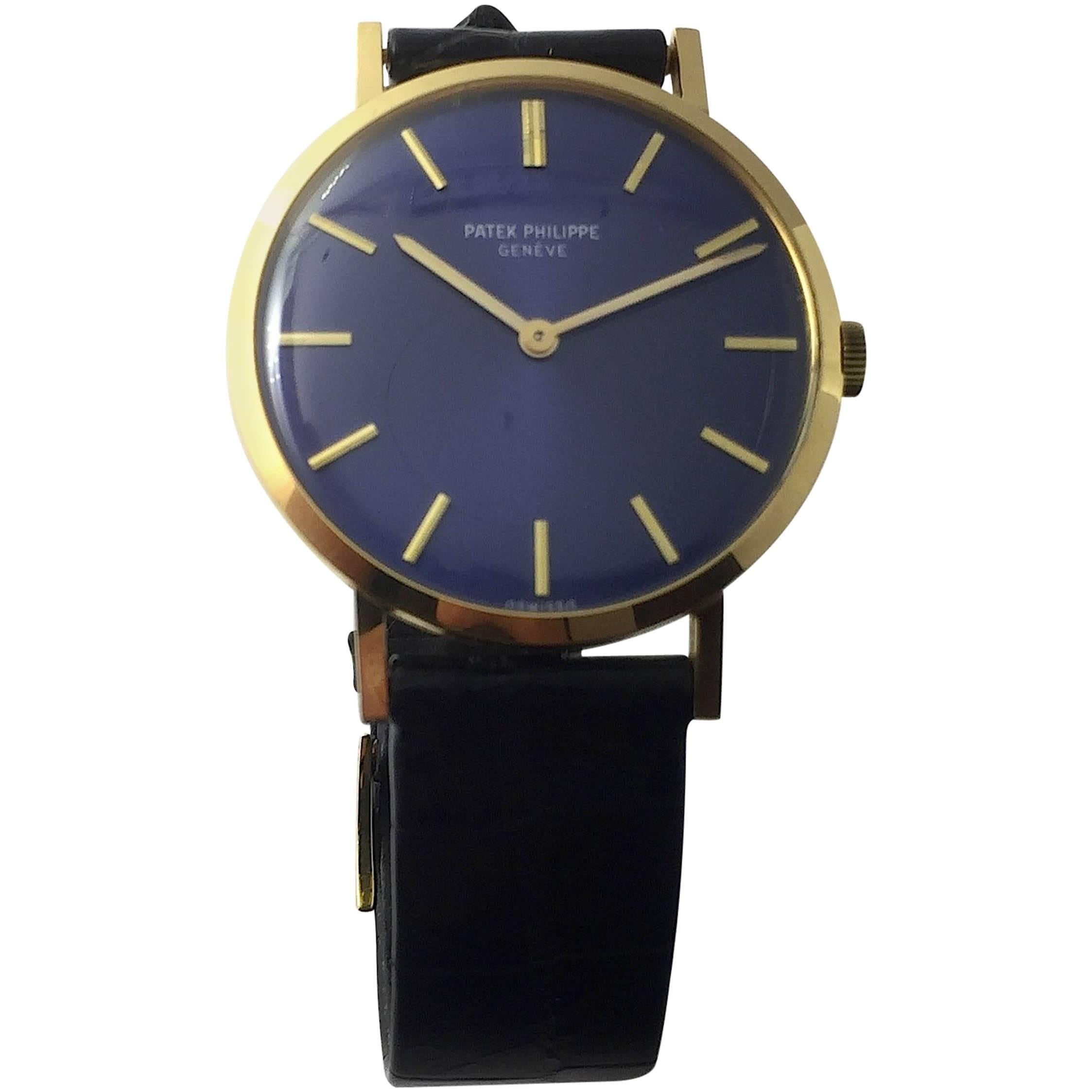 Patek Philippe & Co. Yellow Gold Calatrava Manual Wind Wristwatch