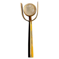 14 Karat Gold Eero Rislakki Stone Brooches Made in Finland