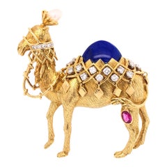 Jean Schlumberger for Tiffany & Co. Yellow Gold Camel Pin