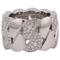 Anillo Cartier La Dona XL Oro Blanco 18K Diamante Talla 51
