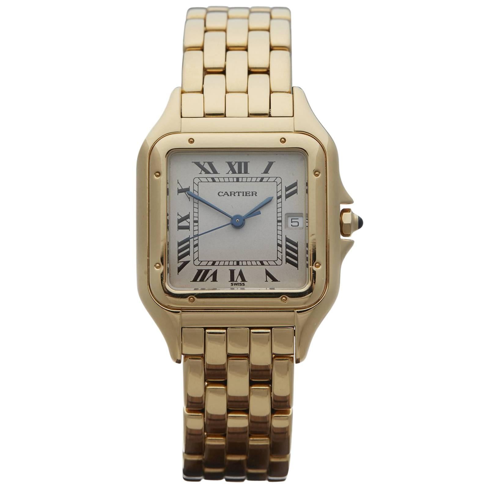 Cartier Ladies Yellow Gold Panthere Quartz Wristwatch Ref W25014B9 