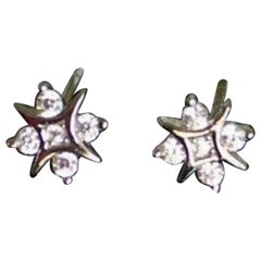 Minimalist Diamond Body Piercing 14k Solid Gold Nose Ear Piercing Jewelry Gift.