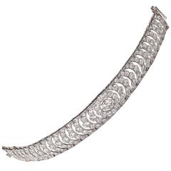 French Art Deco Diamond Bracelet