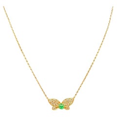 Van Cleef & Arpels Diamond Butterfly Necklace