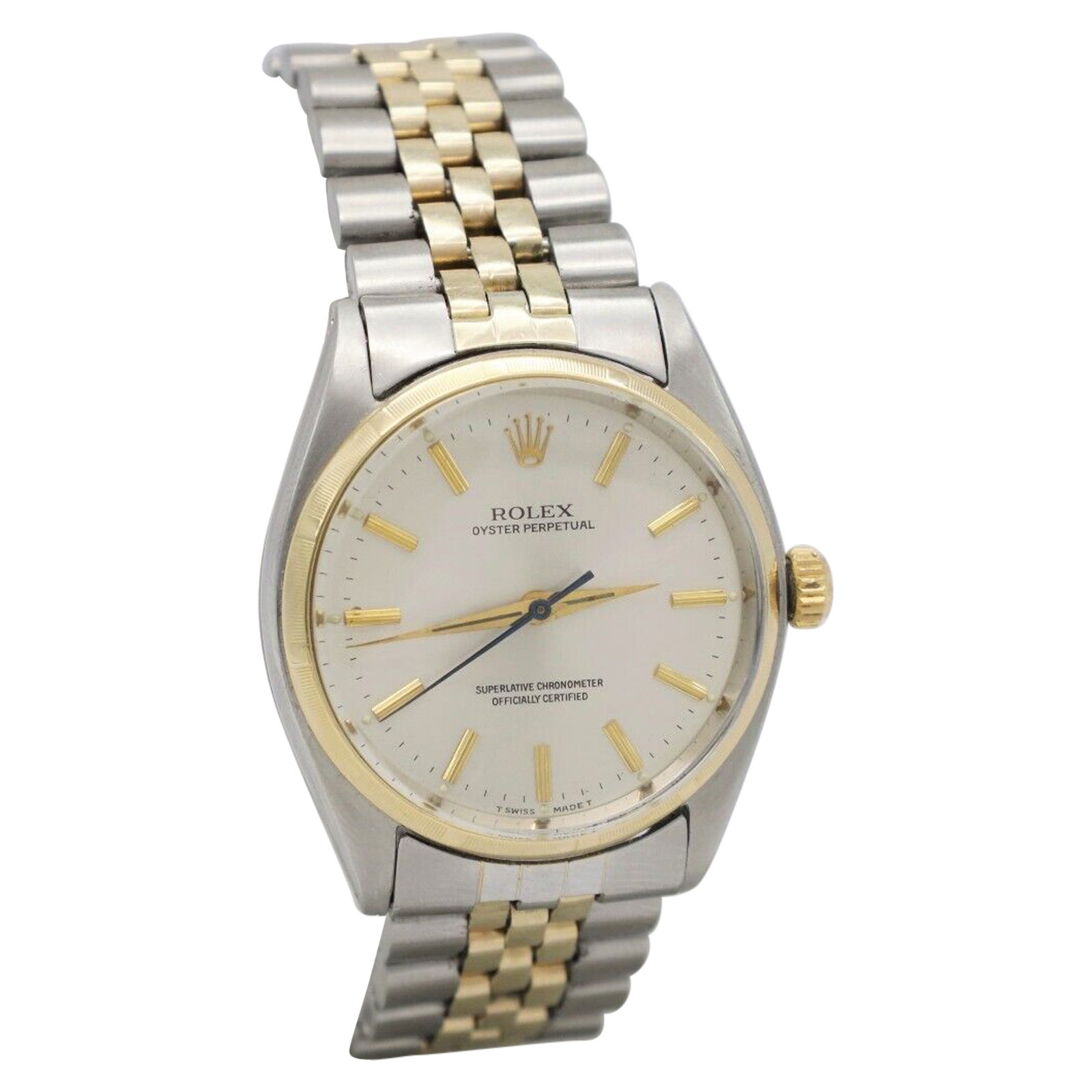 Rolex 1952-1961 Oyster 34 Perpetual Reference 1003 Two Tone Jubilee Band
