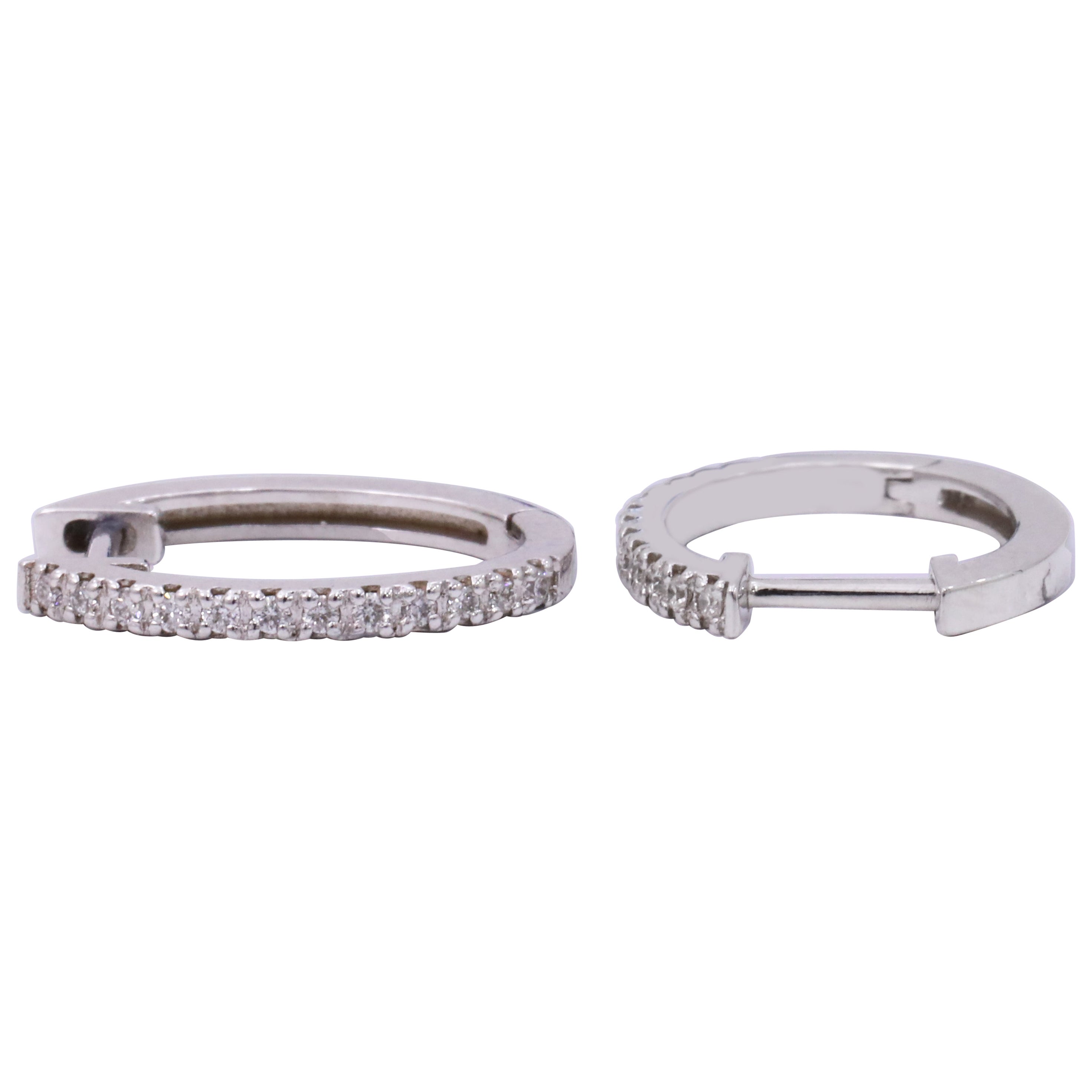 Diamond Oval Shaped Huggies