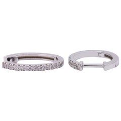 Diamond Oval Shaped Huggies