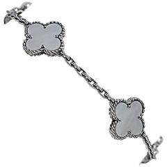 Van Cleef Arpel Mother of Pearl Alhambra Bracelet