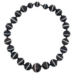 Collier de perles d'agate