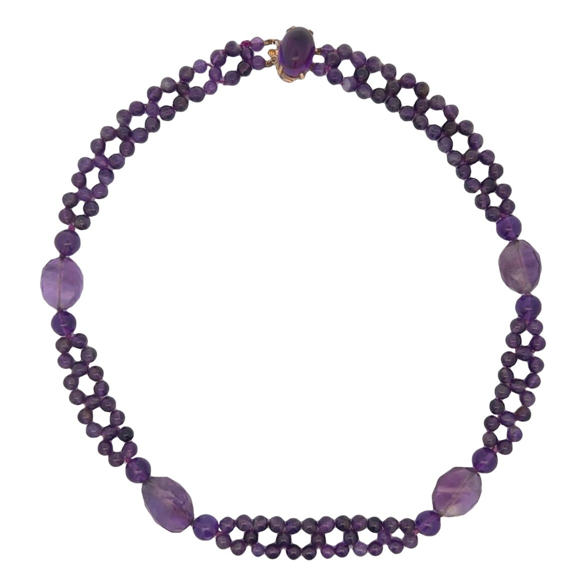 Amethyst Bead Necklace