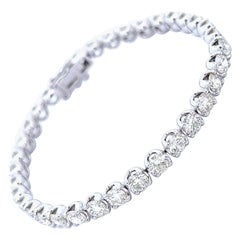 Alexander Beverly Hills 9.20ct Diamond Tennis Bracelet 18k White Gold