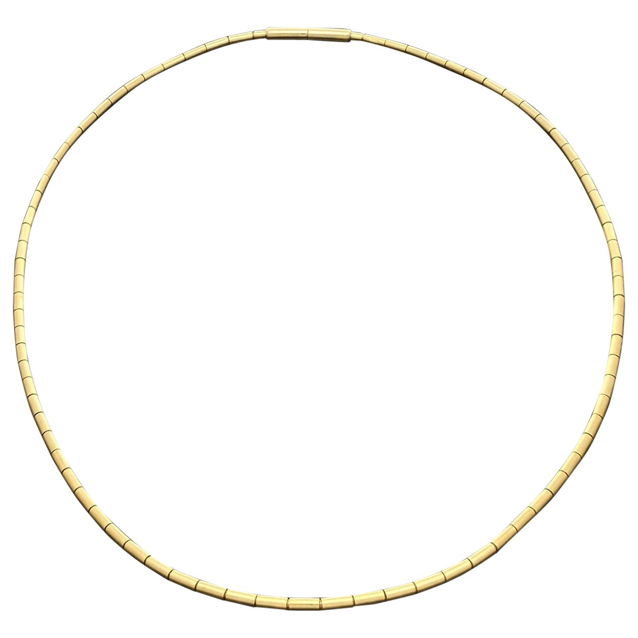 Cartier 18ct Yellow Gold Omega Tube Link Chain Circa 1999