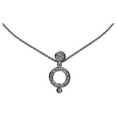 Antonini  Alaskan Pave Diamond Circles Pendant Necklace