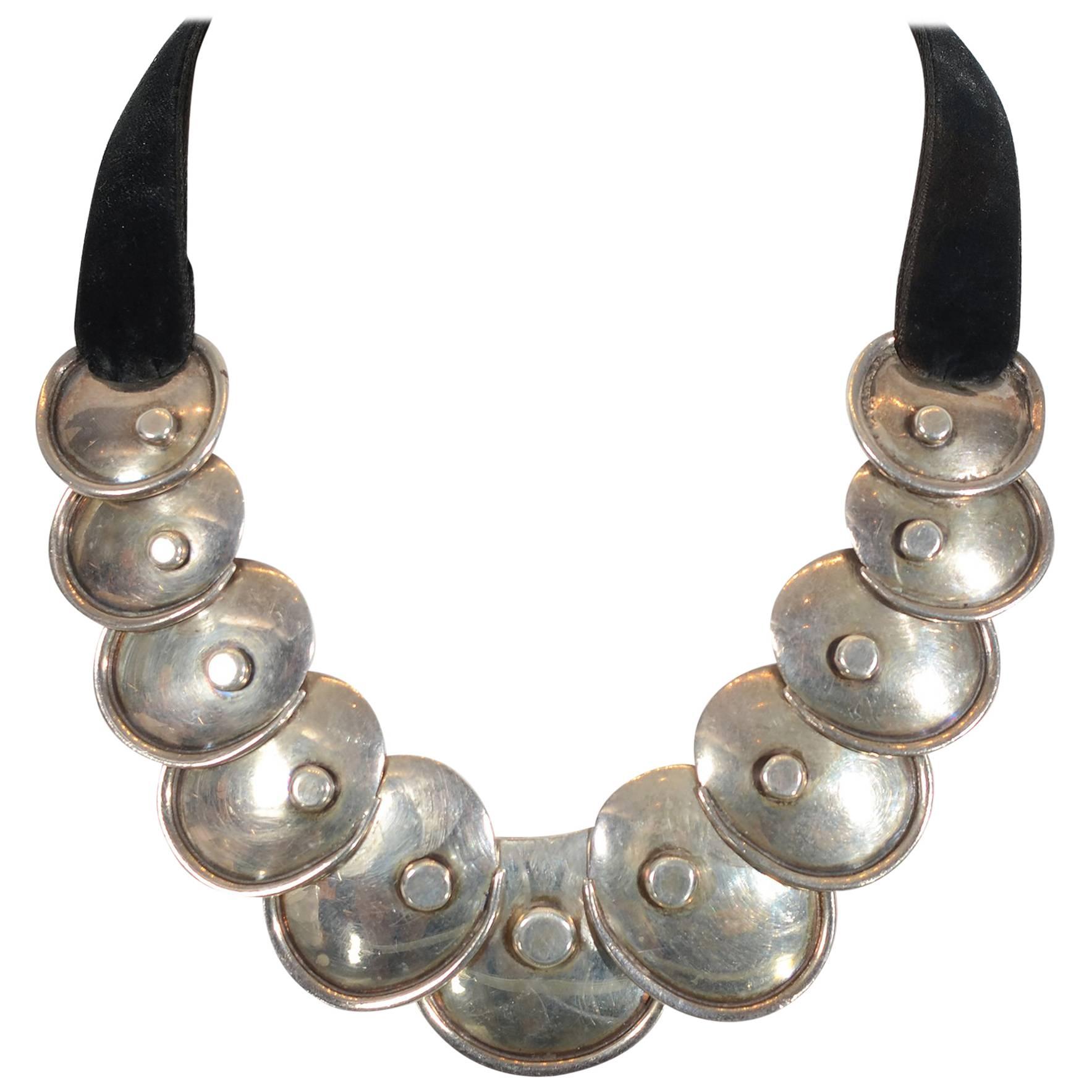 Hector Aguilar Silver Armadillo Necklace