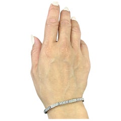 0.71 ct Diamond Greek Key Pattern Bracelet
