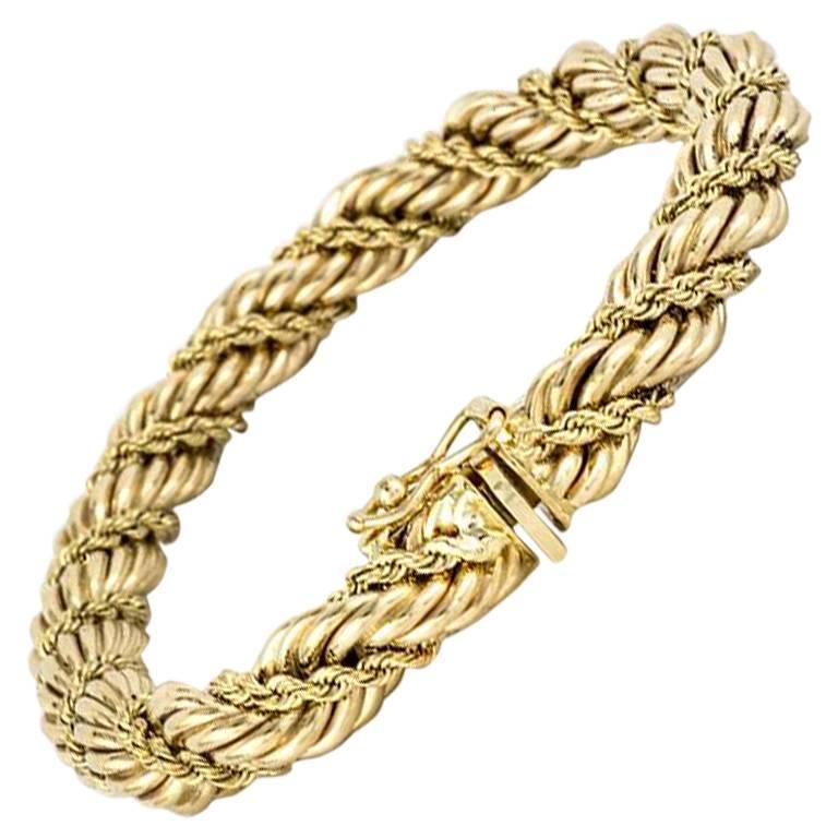Tiffany And Co Gold Rope Bracelet At 1stdibs Gold Rope Bracelet For