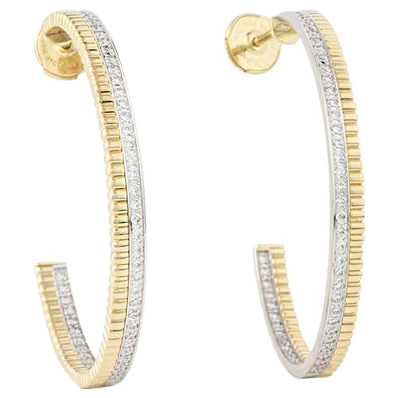 Boucheron Quatre Collection Diamond & Gold Earrings