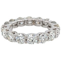 Alexander Beverly Hills Anillo de diamantes redondo de 4,25 ct Platino s.5.5