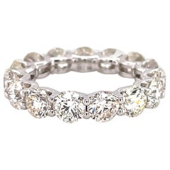 Alexander Beverly Hills 5,68ct Round Diamond Eternity Band Oro bianco 18k S.S.25