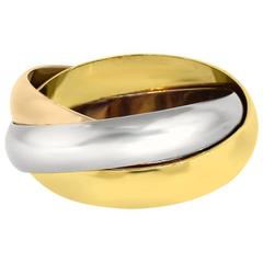 Cartier Trinity Tri-Gold Size 68 Men's Ring