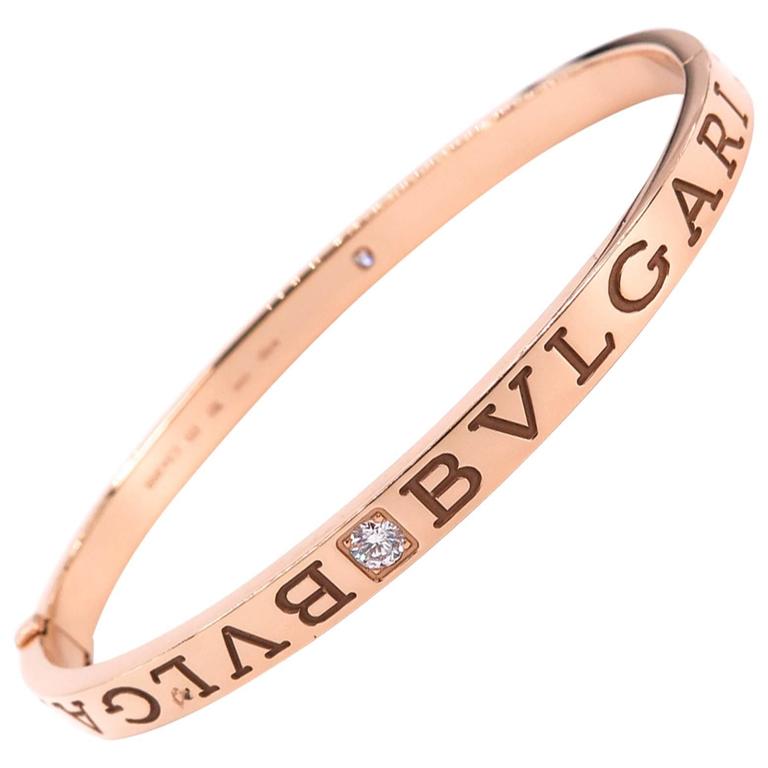 bvlgari rose gold bangle