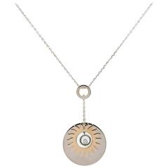 Chopard Happy Sun - Collier avec pendentif en diamant