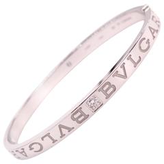 Bulgari Bulgari White Gold Bangle Bracelet 11