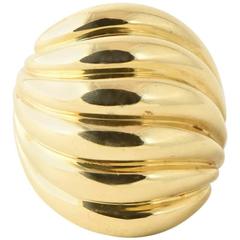 David Yurman Sculpted Gold Dome Ring