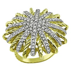 Anillo de oro con diamantes de 2,00 ct David Yurman