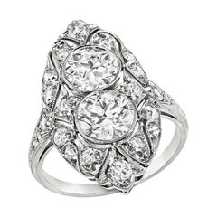 Art Deco 2.00ct Diamond Platinum Ring