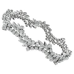 Bracciale in oro con diamanti da 5,00 ct