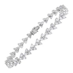 Bracciale tennis con diamanti Beauvince Tian (4,98 carati di diamanti) in oro bianco