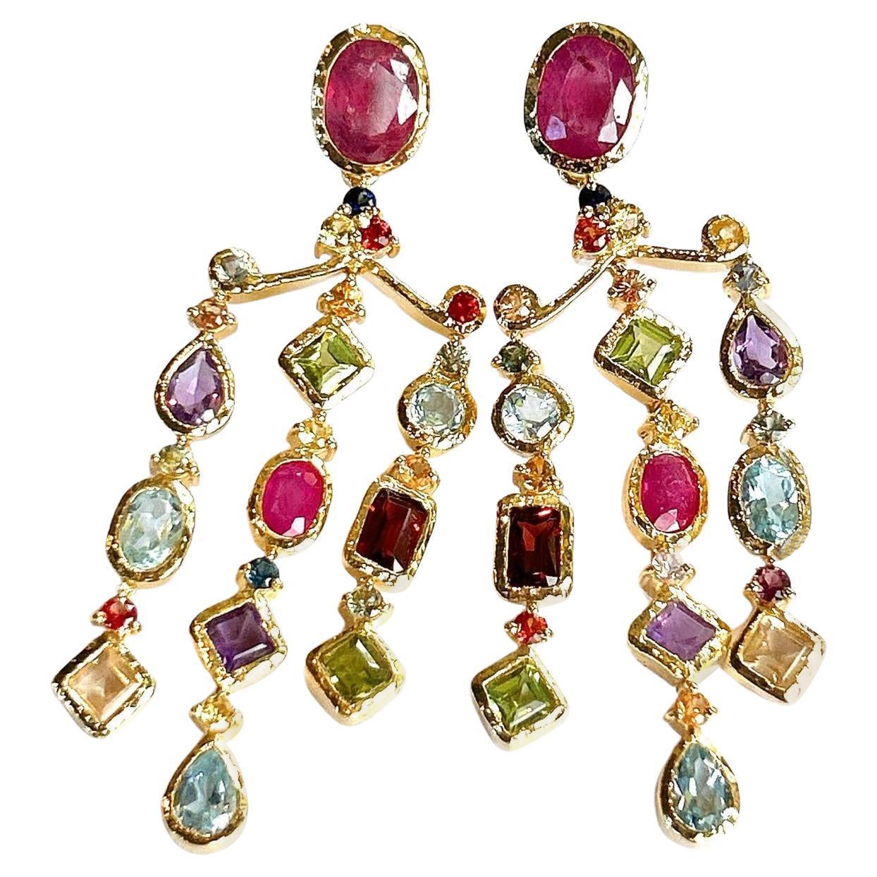 Bochic Chandelier-Ohrringe