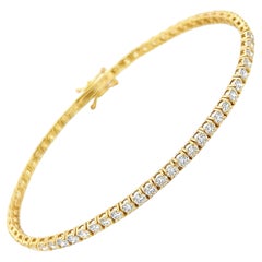Alexander Beverly Hills Bracelet tennis en or jaune avec diamants de 3,57 carats