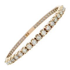 Alexander Beverly Hills 2,58ct Diamant Flexibler Tennis-Armreif Gold